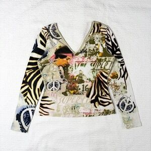 Faust euro abstract graphic long sleeve